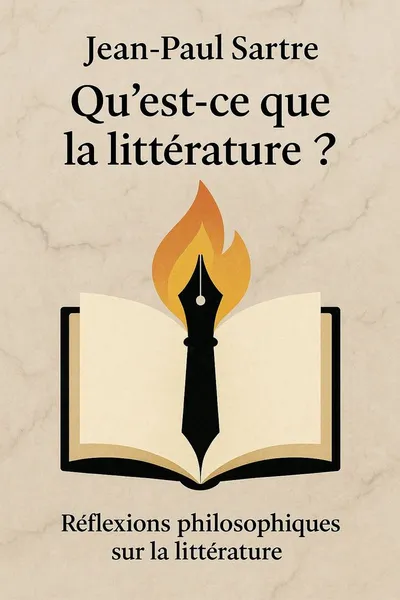 Couverture de 'Quest ce que la litterature'