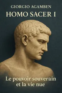 Couverture de 'Homo sacer i'