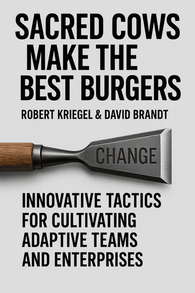 Cover of 'Sacred cows make the best burgers'