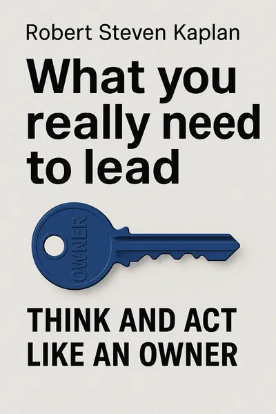Cover of 'What you really need to lead'