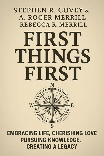 Cover of 'First things first'