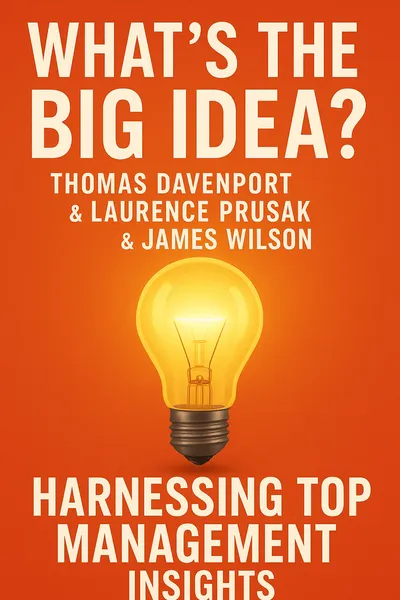 Cover of 'Whats the big idea'