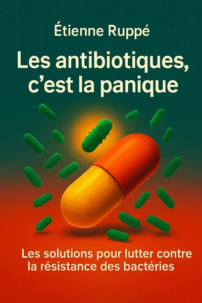 Couverture de 'Les antibiotiques cest la panique'