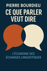 Couverture de 'Ce que parler veut dire'
