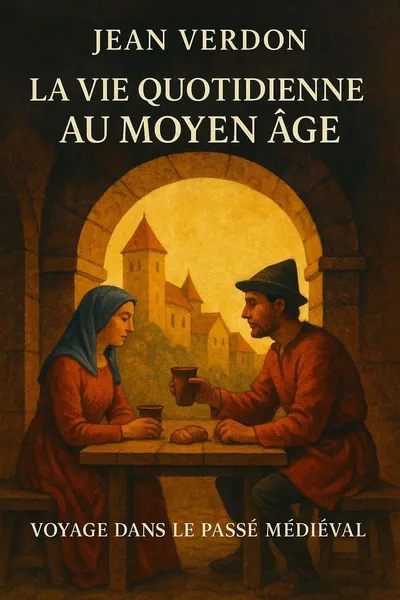 Couverture de 'La vie quotidienne au moyen age'