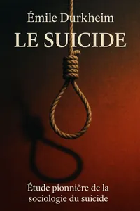 Couverture de 'Le suicide'