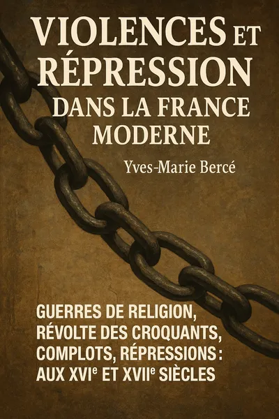 Couverture de 'Violences et repression dans la france moderne'
