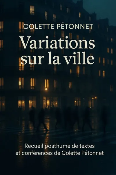 Couverture de 'Variations sur la ville'