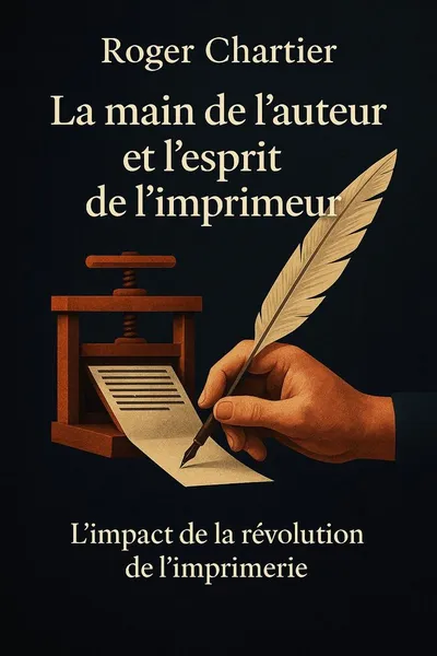Couverture de 'La main de lauteur et lesprit de limprimeur'